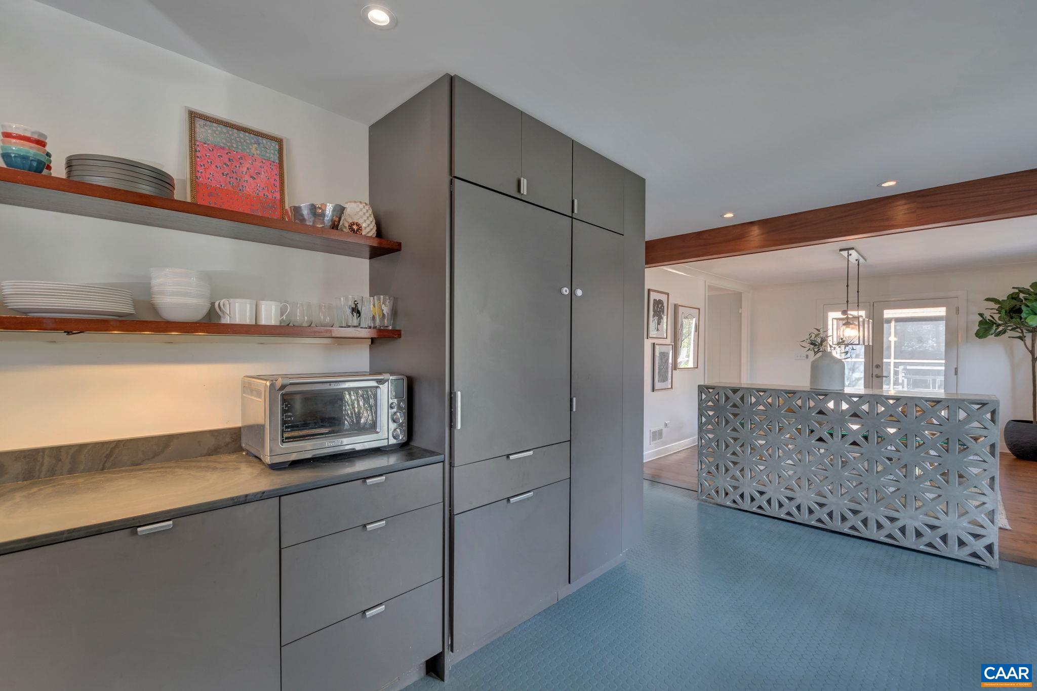 1717 Meadowbrook Heights Road Charlottesville, VA 22901 - Photo 13 of 43 a kitchen with stainless steel appliances granite countertop a refrigerator and a sink