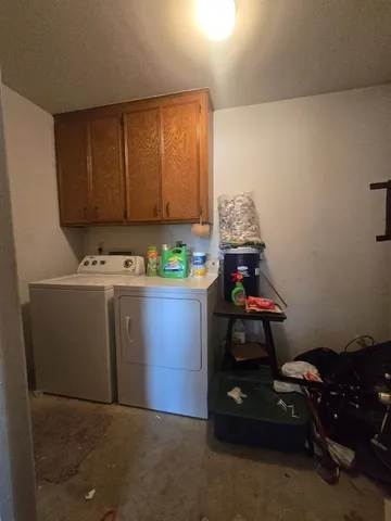 a room with storage and utility