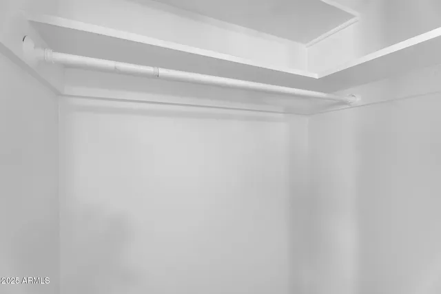 a view of a closet