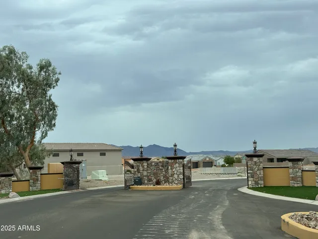a view of swimming pool with an ocean view