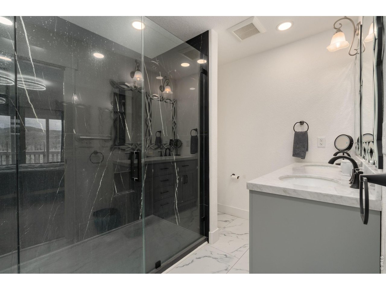 141 Tami Road Red Feather Lakes, CO 80545 - Photo 16 of 45 Double-headed shower.