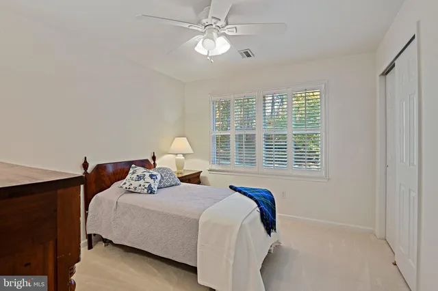 a view of backyard with green space