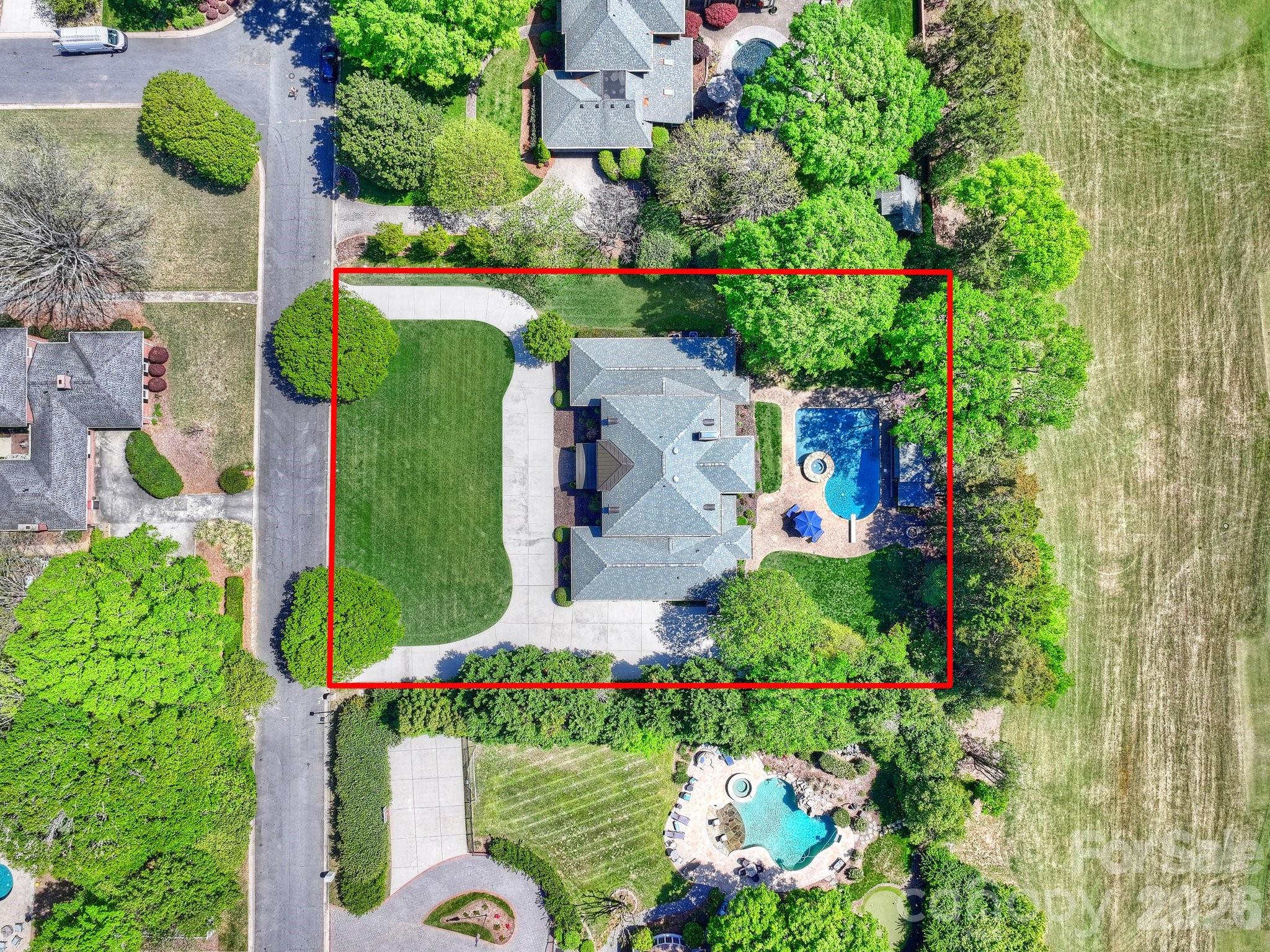 4330 Carmel Valley Road Charlotte, NC 28226 - Photo 34 of 38 an aerial view of a house