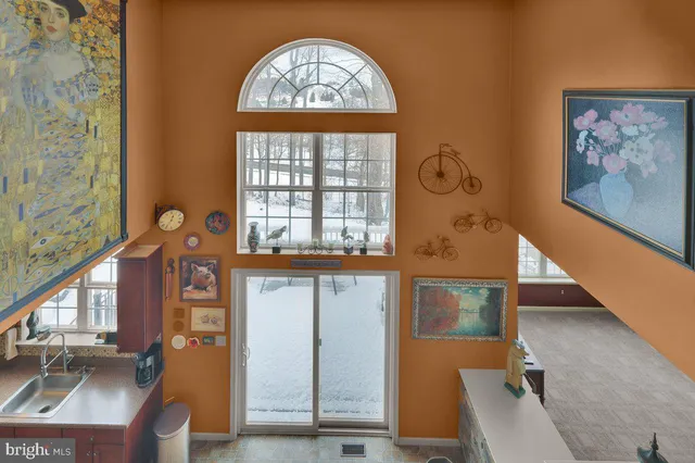 a view of front door with hallway