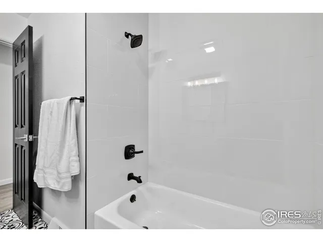 a view of a bathroom with a shower