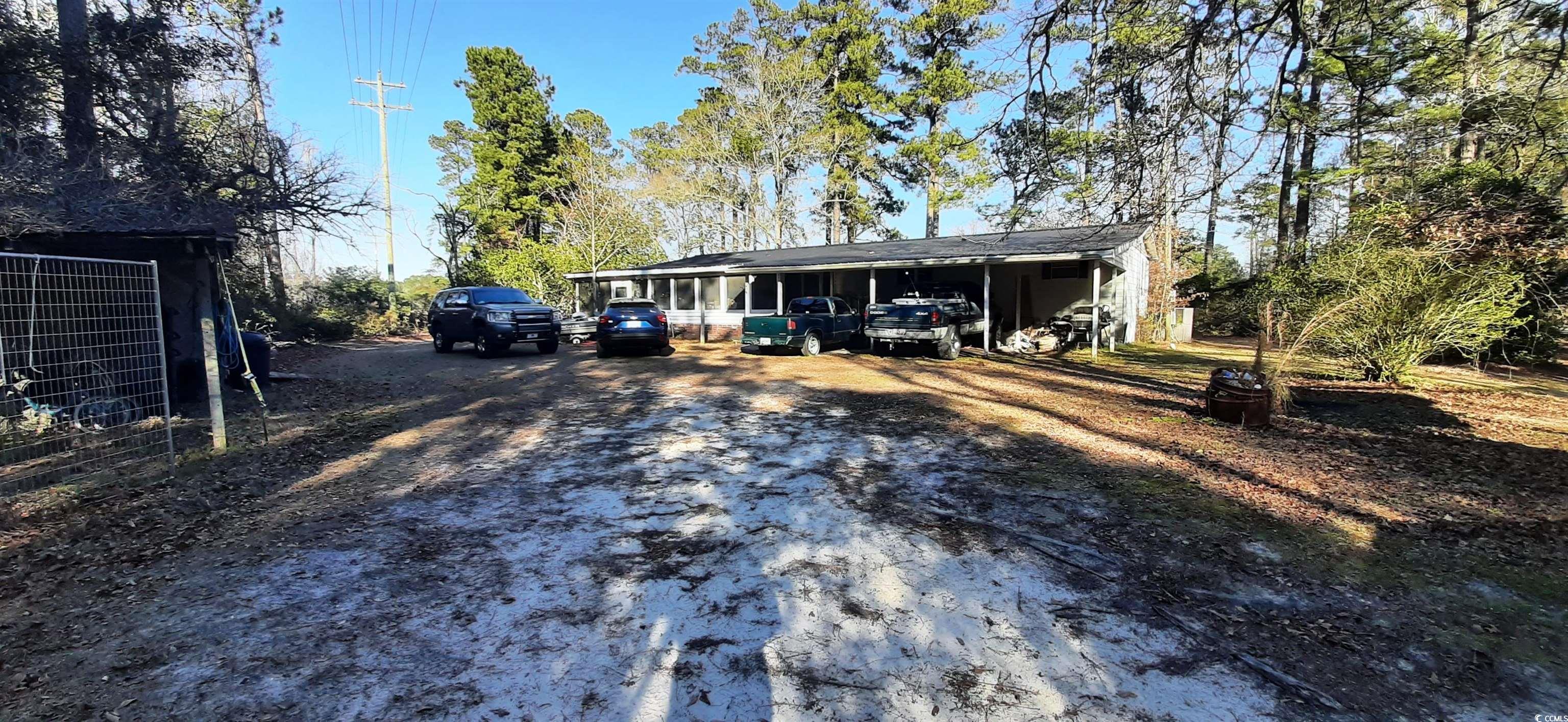 1401 Bud Graham Road Galivants Ferry, SC 29544 - Photo 21 of 28 View of front of home featuring a carport
