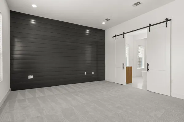 a picture of a room with a white wall and next to white wall