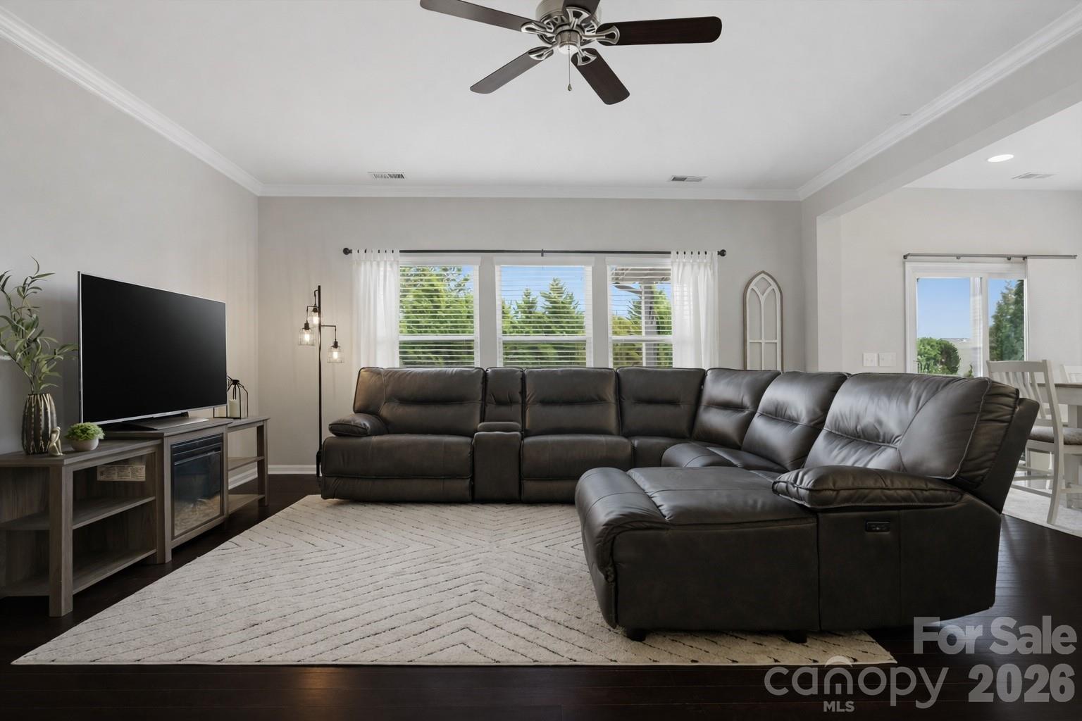 79321 Ridgehaven Road Lancaster, SC 29720 - Photo 12 of 35 a living room with furniture and a flat screen tv