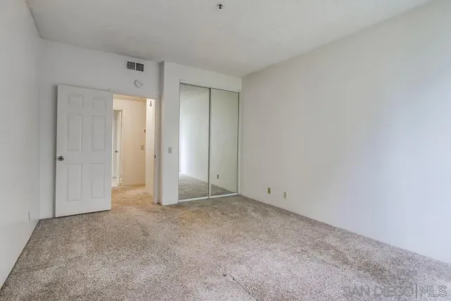 a view of an empty room