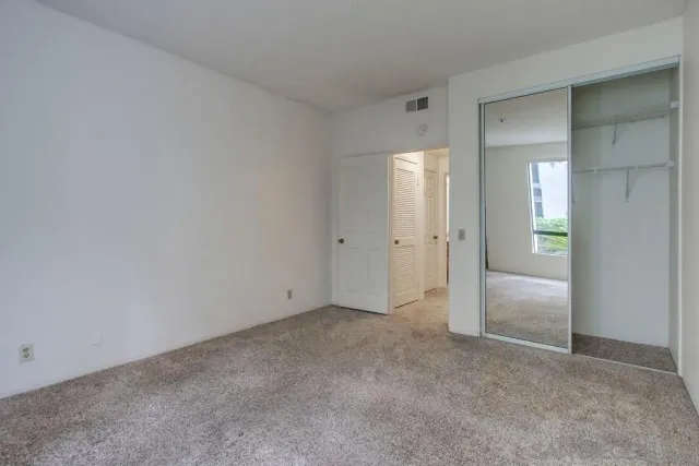 a view of an empty room