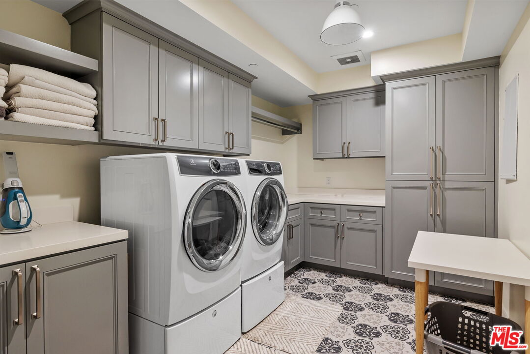 703 Bayview Drive Manhattan Beach, CA 90266 - Photo 32 of 36 a kitchen with a refrigerator sink and cabinets