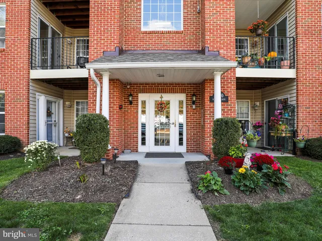 a front view of a building