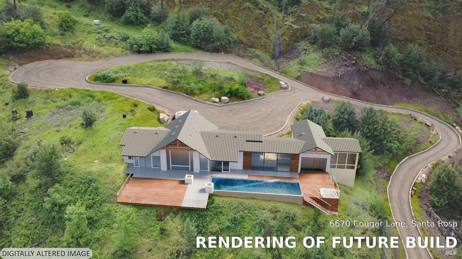 6670 Cougar Lane Santa Rosa, CA 95409 - Photo 1 of 21 an aerial view of a house