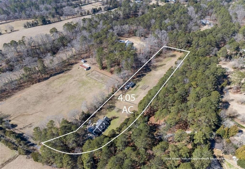 264 Bellemont Drive Southwest Rome, GA 30165 - Photo 37 of 37 a aerial view of a house with a backyard