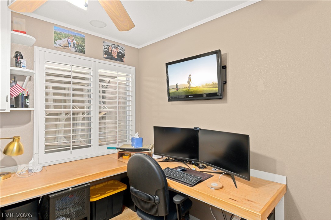 176 Ridge Crossing Avenue Henderson, NV 89002 - Photo 22 of 34 bedroom converted to office (w/built ins)