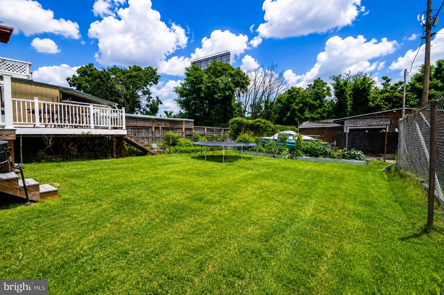 467 Mill Road Bensalem, PA 19020 - Photo 18 of 45 Spacious backyard under bright skies.