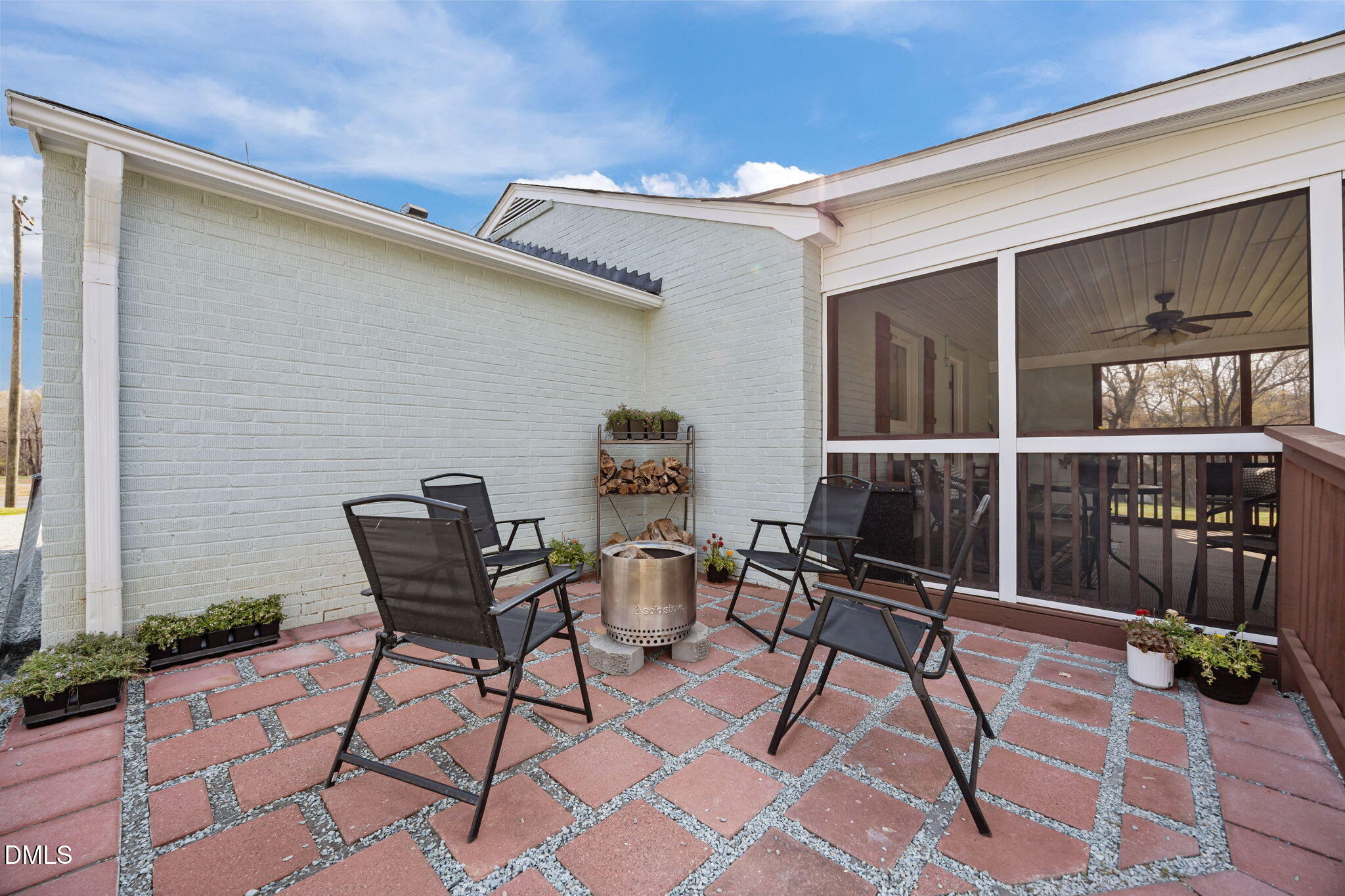 10612 Durham Road Timberlake, NC 27583 - Photo 27 of 42 a view of a chairs and table in the patio