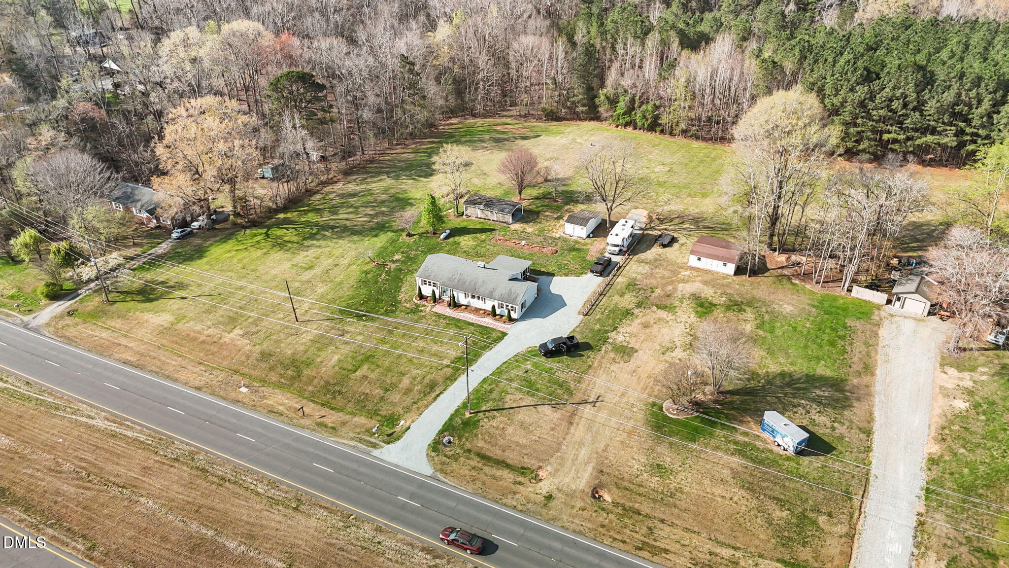10612 Durham Road Timberlake, NC 27583 - Photo 35 of 42 a view of yard from window
