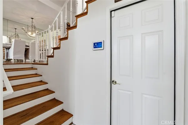 a view of entryway with a front door