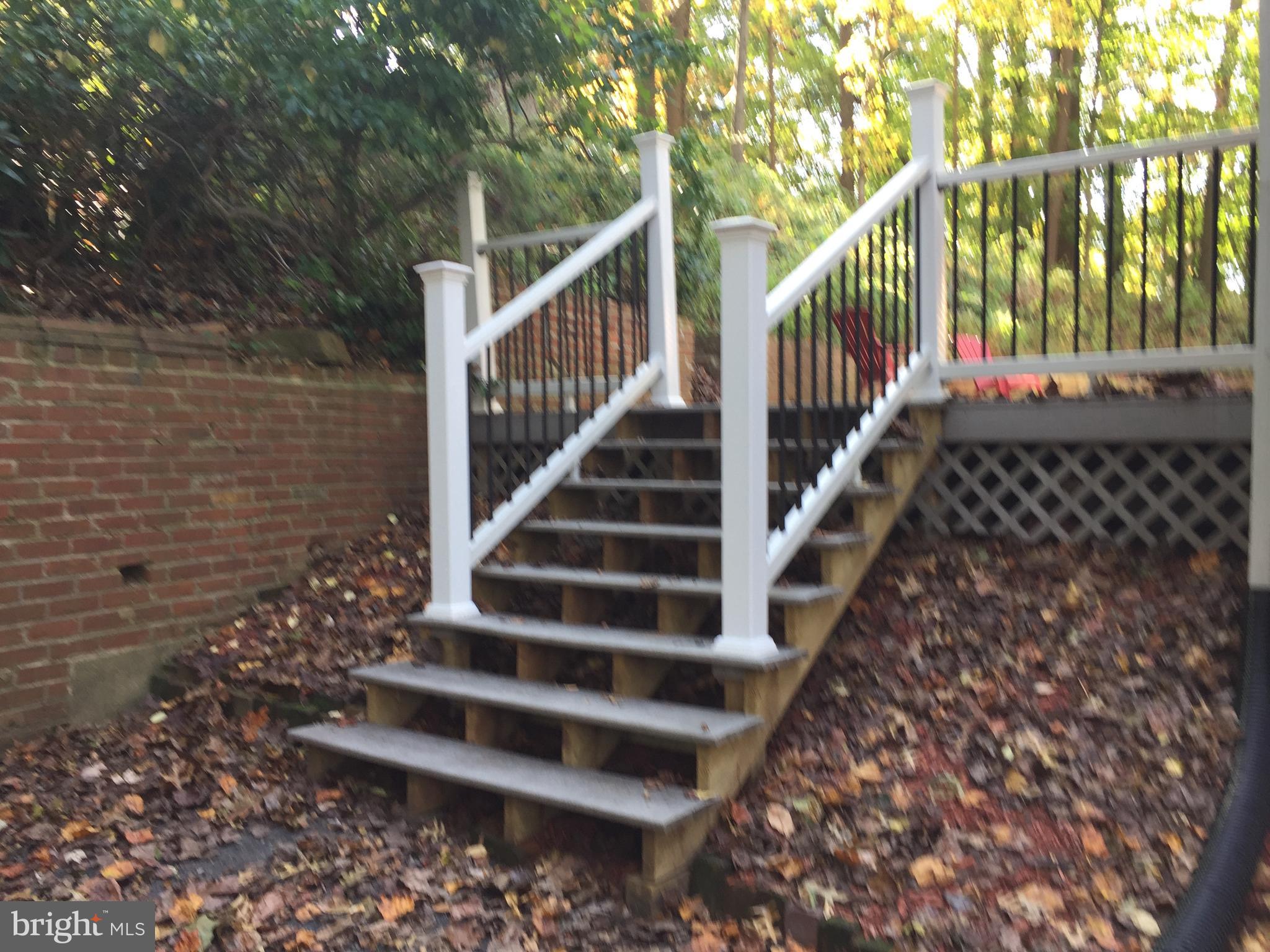 150 Glen Riddle Road Media, PA 19063 - Photo 22 of 32 Side Stairs to Patio