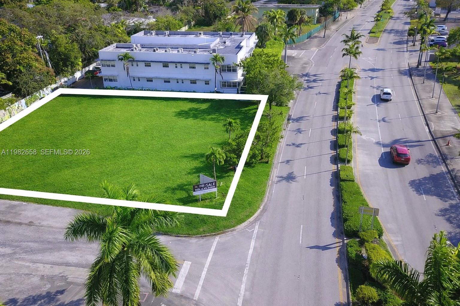 5215 Biscayne Boulevard Miami, FL 33137 - Photo 3 of 13 an aerial view of a house with a yard