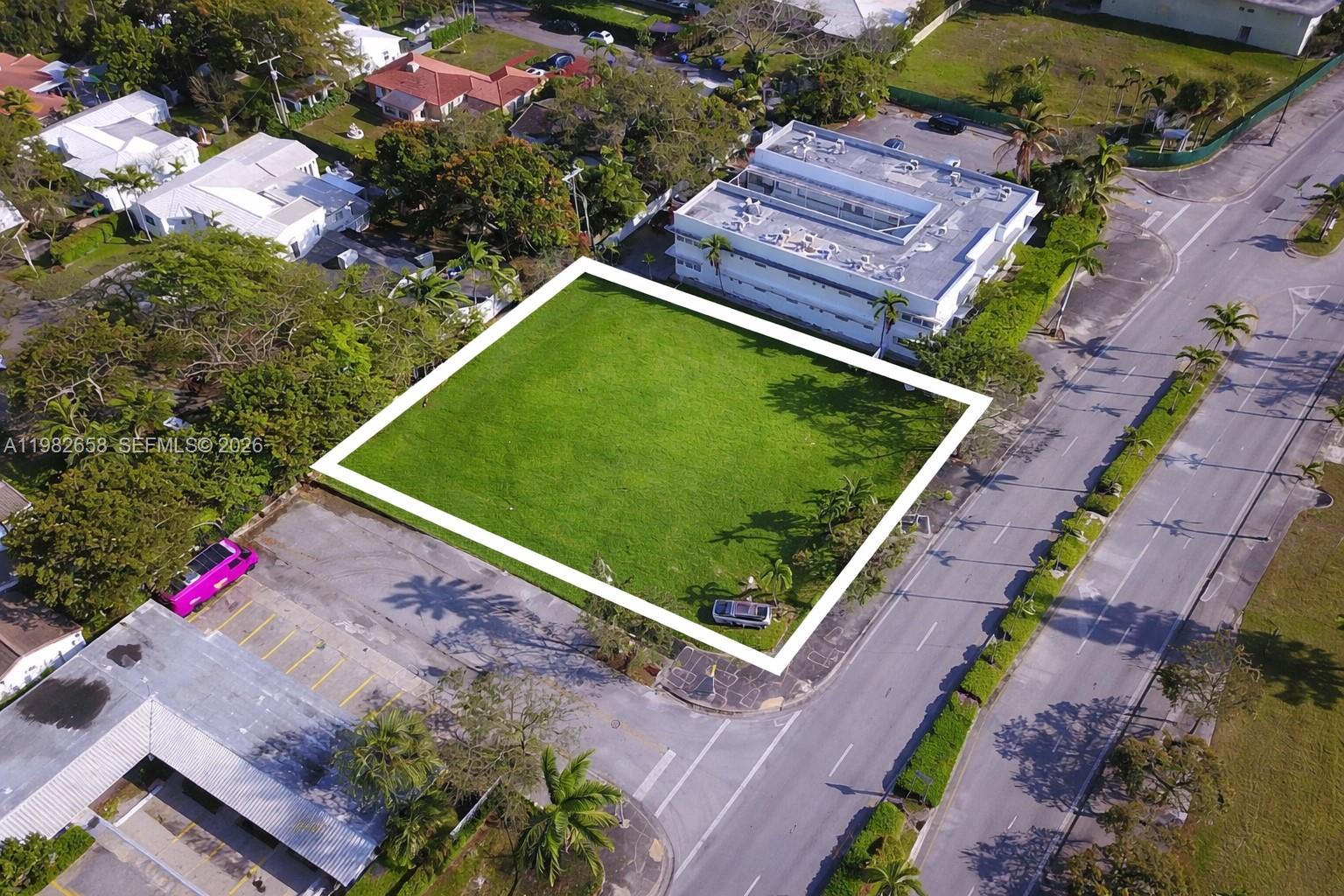 5215 Biscayne Boulevard Miami, FL 33137 - Photo 9 of 13 an aerial view of a backyard