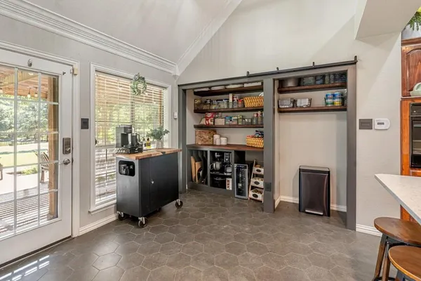 a view of a storage & utility room