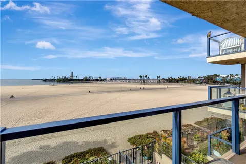 a view of ocean from a balcony
