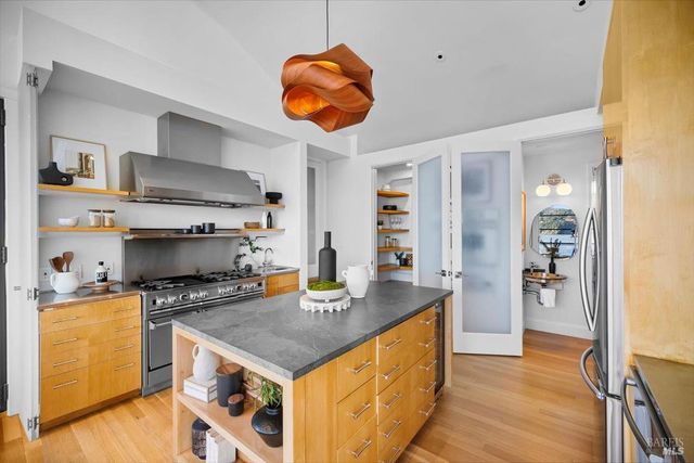 a view of a building with a yard