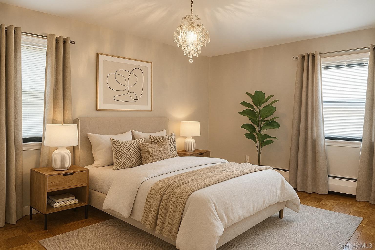 2261 Palmer Avenue, Unit 3C New Rochelle, NY 10801 - Photo 12 of 23 a bedroom with a bed and a window