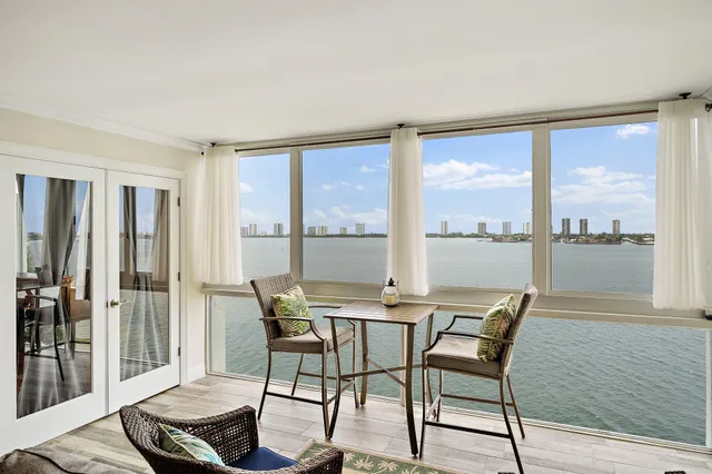 a view of a livingroom with furniture and wooden floor