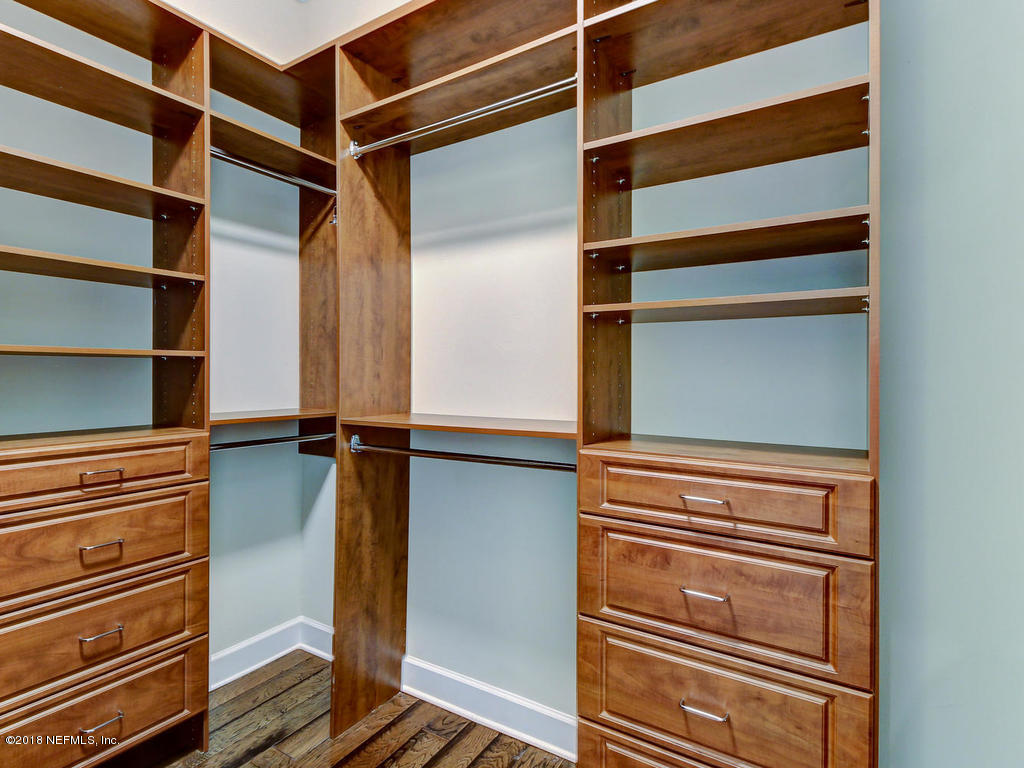 213 North Saxxon Road St. Augustine, FL 32092 - Photo 43 of 88 a view of walk in closet with empty racks