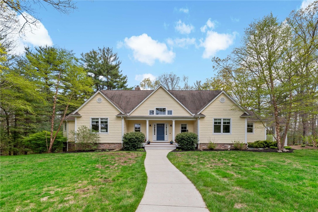 77 Raymonds Point Road Coventry, RI 02816 - Photo 2 of 50 Front of house from circular drive.