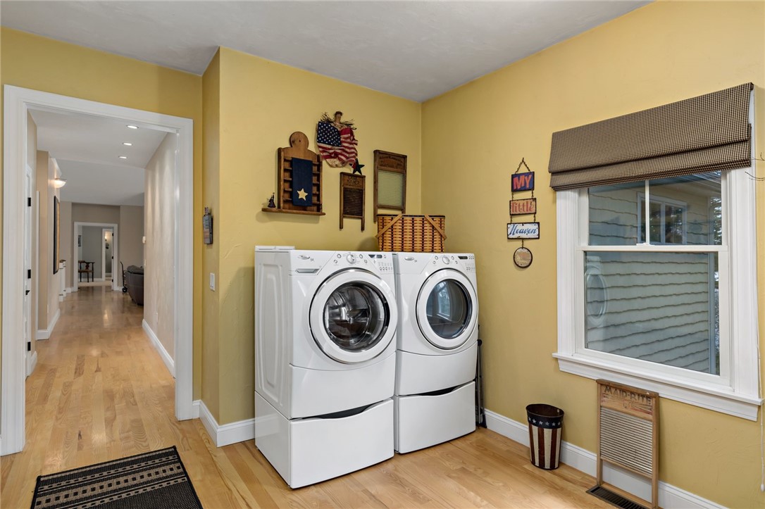 77 Raymonds Point Road Coventry, RI 02816 - Photo 31 of 50 Laundry room with view down hallway towards great room.