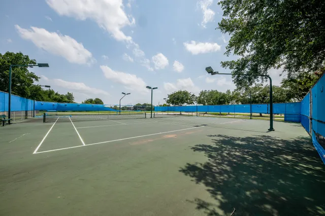 a view of tennis court