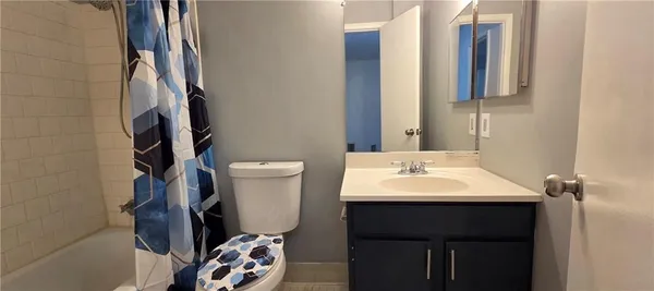 a bathroom with a sink and a toilet