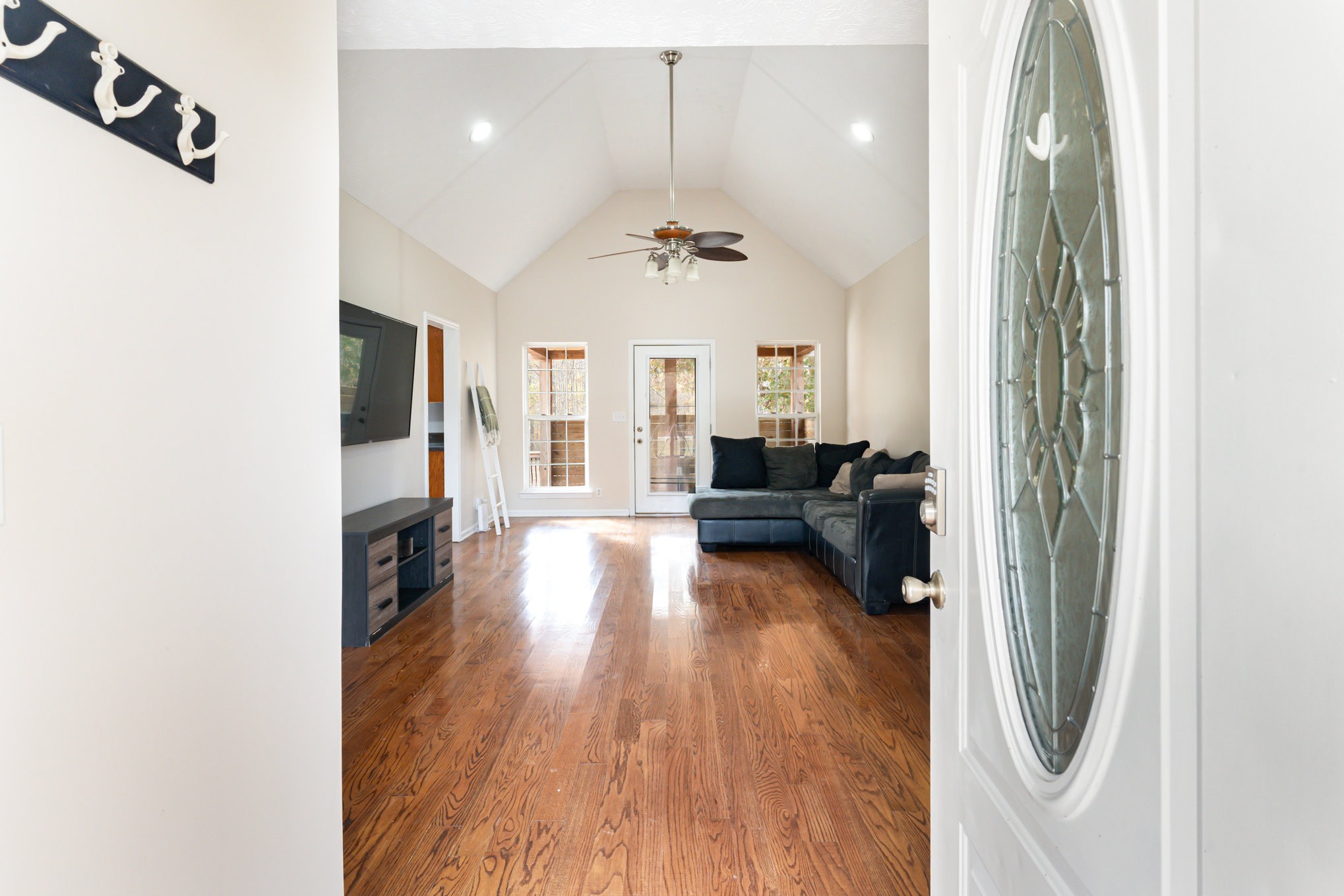 3075 Bowker Road Charlotte, TN 37036 - Photo 3 of 28 a living room with furniture and a fireplace