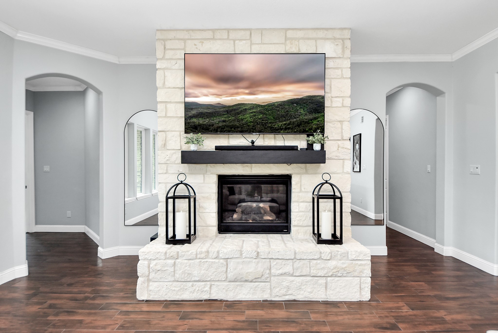 16626 Hamill Drive Rosharon, TX 77583 - Photo 13 of 42 COZY FIREPLACE