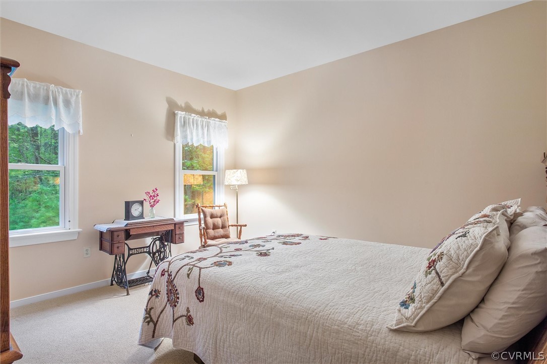 2763 Checketts Drive Sandy Hook, VA 23153 - Photo 22 of 36 a bed sitting in a bedroom next to a window