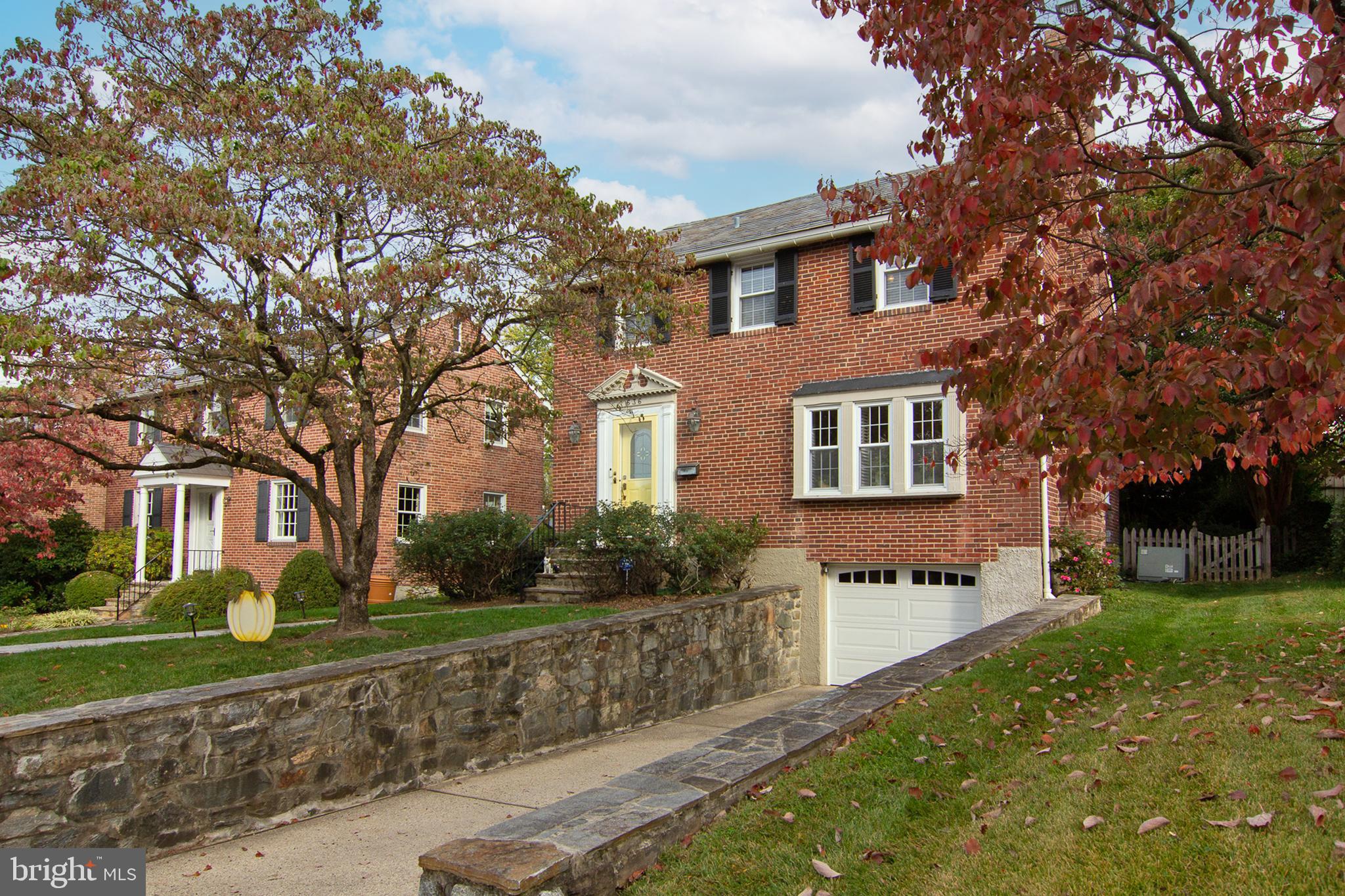 636 Overbrook Road Baltimore, MD 21212 - Photo 1 of 38 a front view of a house with garden