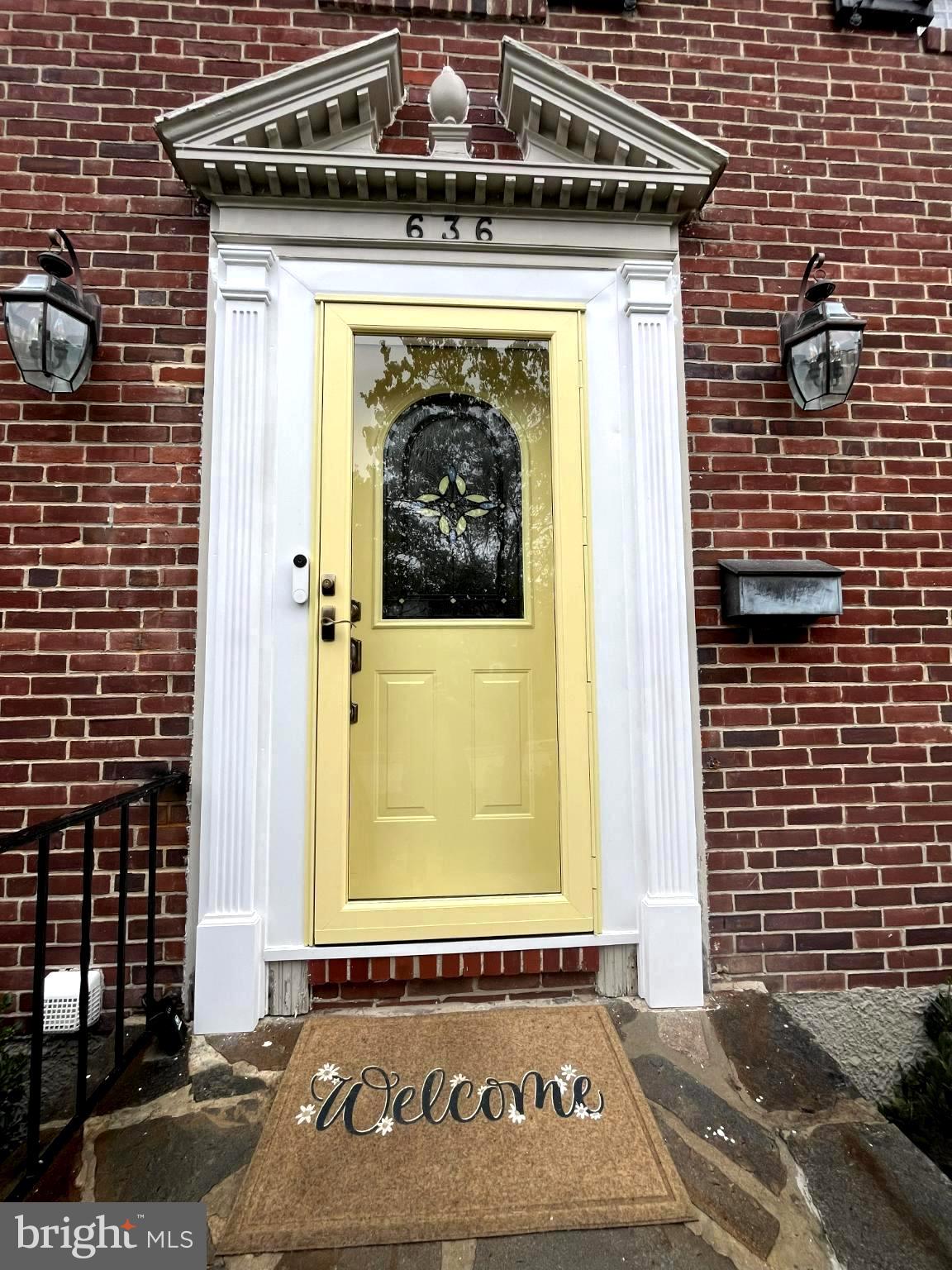 636 Overbrook Road Baltimore, MD 21212 - Photo 2 of 38 a view of a entryway door of the house