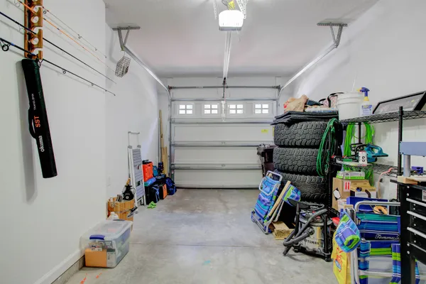 a view of storage and utility room