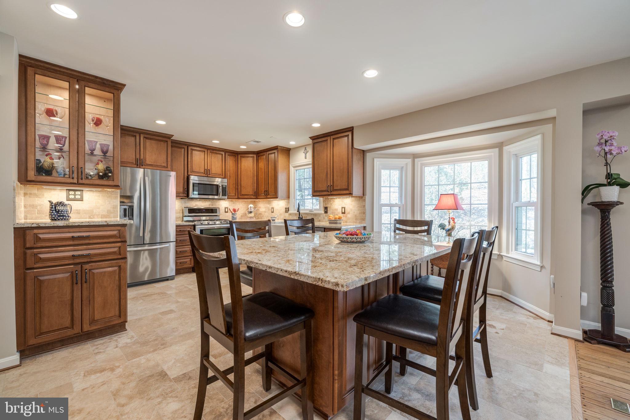 7736 Huntsman Boulevard Springfield, VA 22153 - Photo 6 of 70 Amazing gourmet custom kitchen