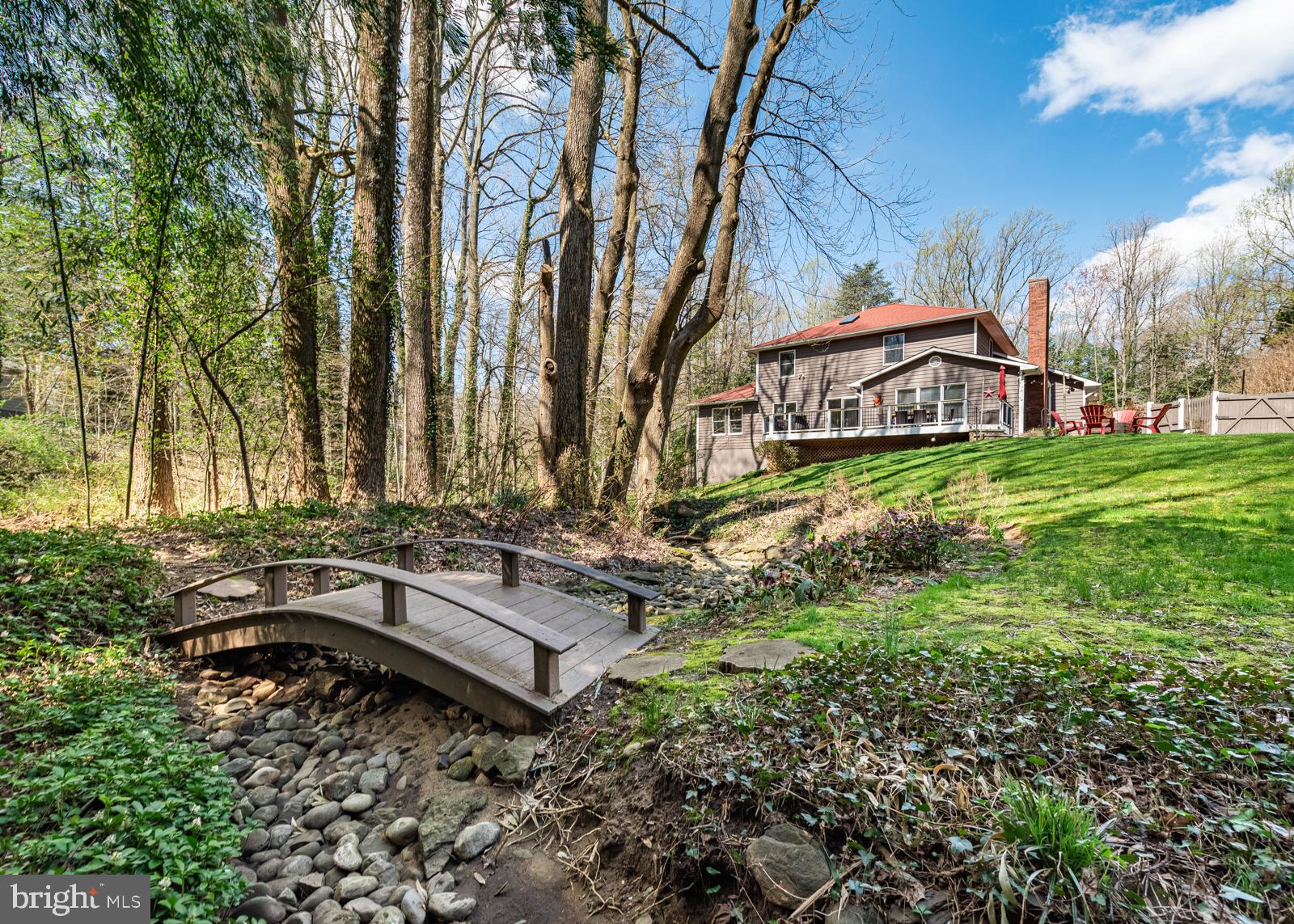 2803 Fennel Road Edgewater, MD 21037 - Photo 29 of 39 Pedestrian bridge over the brook