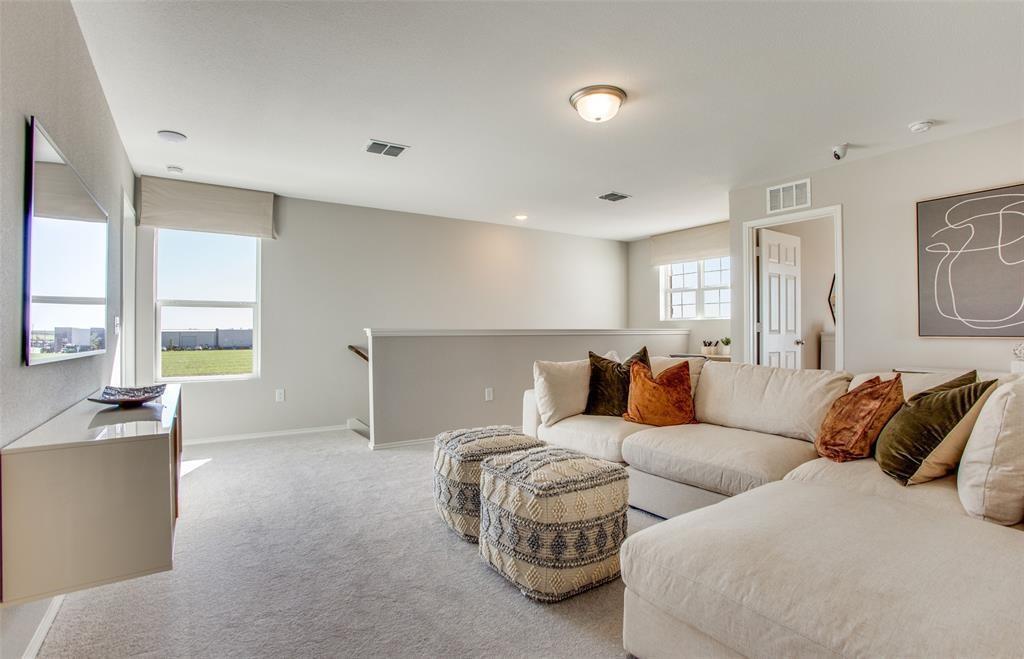 313 Hopson Street Van Alstyne, TX 75495 - Photo 2 of 16 a living room with furniture and a window