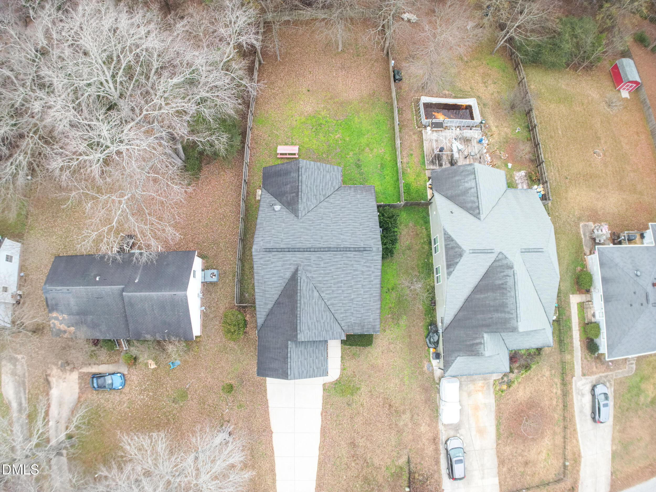 213 Forestville Road Wake Forest, NC 27587 - Photo 12 of 15 an aerial view of residential houses with outdoor space