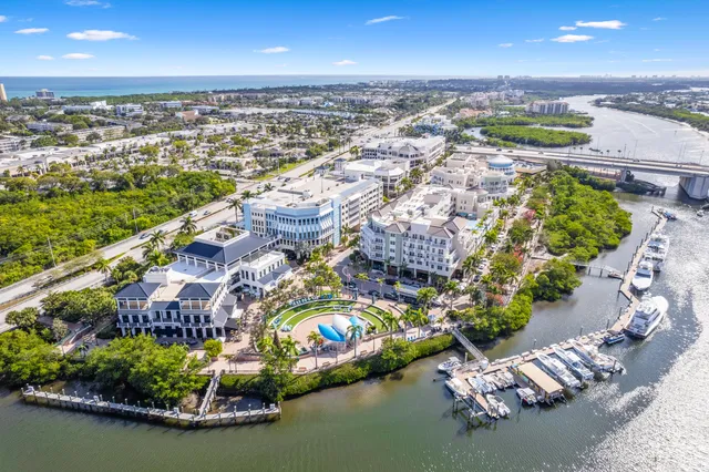 a view of a city with tall buildings