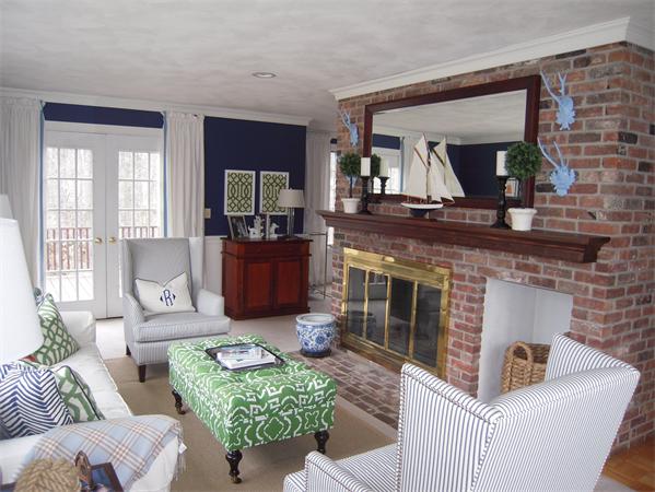 294 Pope Road Acton, MA 01720 - Photo 15 of 30 a living room with furniture and a fireplace