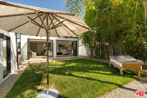a view of a house with a outdoor space