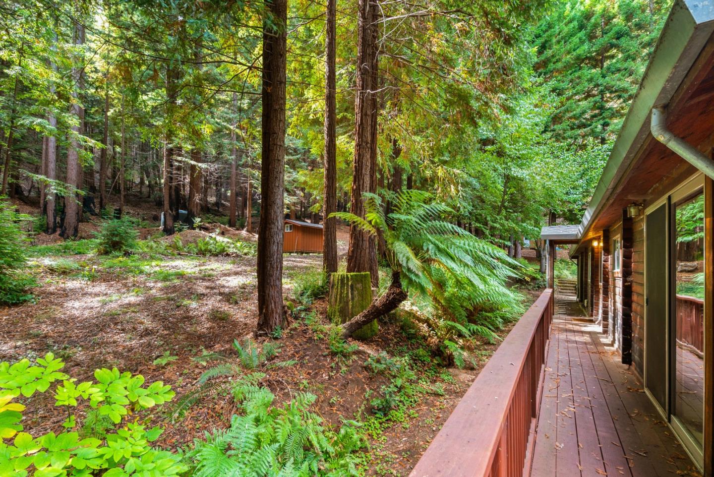 605 Waldeberg Road Ben Lomond, CA 95005 - Photo 30 of 45 a view of outdoor space and deck